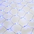 Гирлянда сеть 1,8х1,5м, прозрачный ПВХ, 180 LED, Синий