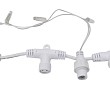 Гирлянда светодиодная Занавес 2х3м 600 LED ТЕПЛЫЙ БЕЛЫЙ прозрачный ПВХ IP65 эффект мерцания 230В нужен блок 303-500-1