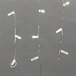 Гирлянда светодиодная Бахрома (Айсикл) 4,8х0,6м 176 LED БЕЛЫЙ прозрачный ПВХ IP65 постоянное свечение 230В нужен блок 303-500-1 NEON-NIGHT