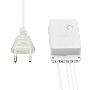Гирлянда Сеть 1,5х1,5м, прозрачный ПВХ, 96 LED Мультиколор