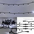 Гирлянда светодиодная Нить 20м 200 LED БЕЛЫЙ черный каучук IP67 100% мерцание 230В соединяется NEON-NIGHT нужен блок 315-000