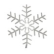 Светодиодная фигура из дюралайта Снежинка с эффектом мерцания 95x95см БЕЛЫЙ NEON-NIGHT