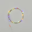 Гирлянда светодиодная Роса с крупными каплями 2м, 20LED, МУЛЬТИКОЛОР, IP20, тонкий батарейный блок, 2хCR2032 в комплекте NEON-NIGHT
