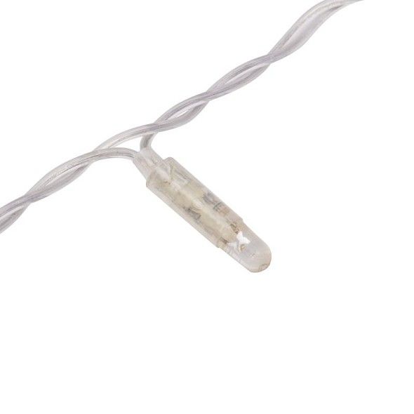 Гирлянда светодиодная Занавес 2х3м 760 LED ЗОЛОТОЙ прозрачный ПВХ IP65 постоянное свечение 230В блок в комплекте NEON-NIGHT