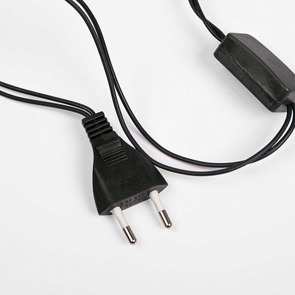 Гирлянда Свечи 10м, темно-зеленый ПВХ, 50 LED ТЕПЛЫЙ БЕЛЫЙ