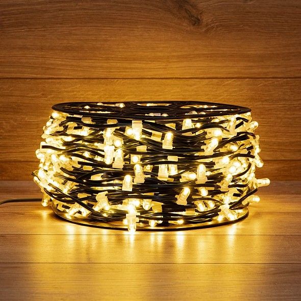 Гирлянда LED ClipLight 12V 150 мм, цвет диодов ТЕПЛЫЙ БЕЛЫЙ