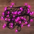 Гирлянда светодиодная Цветы Сакуры 50 LED РОЗОВЫЕ 7 метров с контроллером