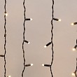 Гирлянда светодиодная Занавес 2х0,8м 160 LED ТЕПЛЫЙ БЕЛЫЙ черный ПВХ IP65 постоянное свечение 230В нужен блок 303-500 NEON-NIGHT