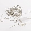 Гирлянда Бахрома (Айсикл), 1,8х0,5м, 48 LED БЕЛЫЕ, прозрачный ПВХ, IP20, свечение с динамикой, 230В, не соединяется