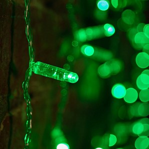 Гирлянда светодиодная Занавес 2х1,5м 192 LED ЗЕЛЕНЫЙ прозрачный ПВХ IP65 постоянное свечение 230В блок в комплекте NEON-NIGHT