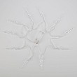 Гирлянда светодиодная Сосульки 1,5 м, 10 LED, прозрачный ПВХ, цвет свечения теплый белый, 2 х АА (батарейки не в комплекте) NEON-NIGHT