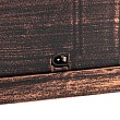 Светодиодный камин Фьюжн с эффектом живого огня 14,7x11,7x25 см, батарейки 2хС (не в комплекте) USB, бронзовый