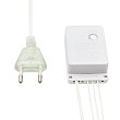 Гирлянда Бахрома (Айсикл), 1,8х0,5м, 48 LED СИНИЕ, прозрачный ПВХ, IP20, свечение с динамикой, 230В, не соединяется