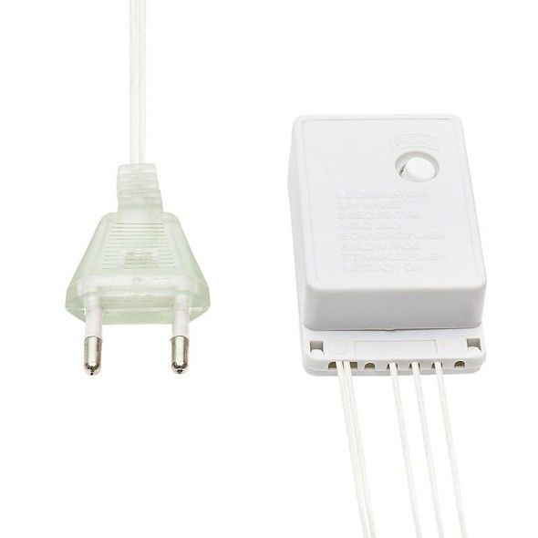 Гирлянда Сеть 1,5х1,5м, прозрачный ПВХ, 96 LED Белый