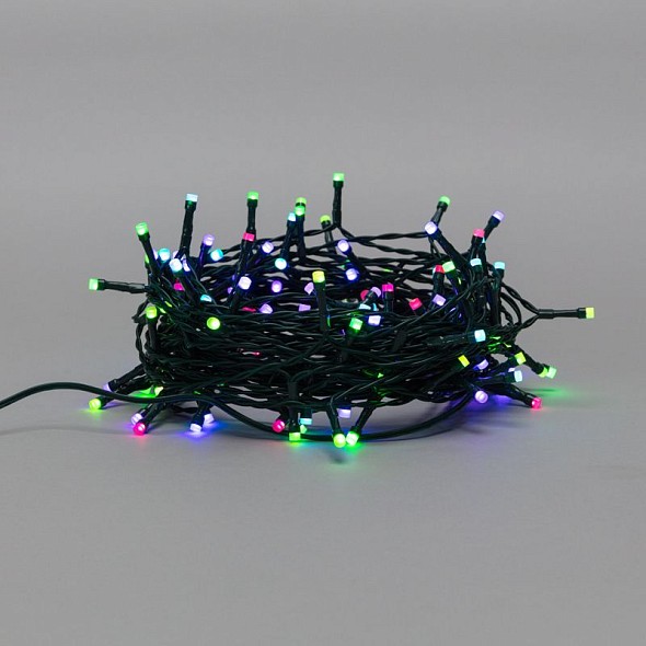 Твинкл Wi-Fi 18 м, темно-зеленый ПВХ, 120 LED RGB, не соединяется