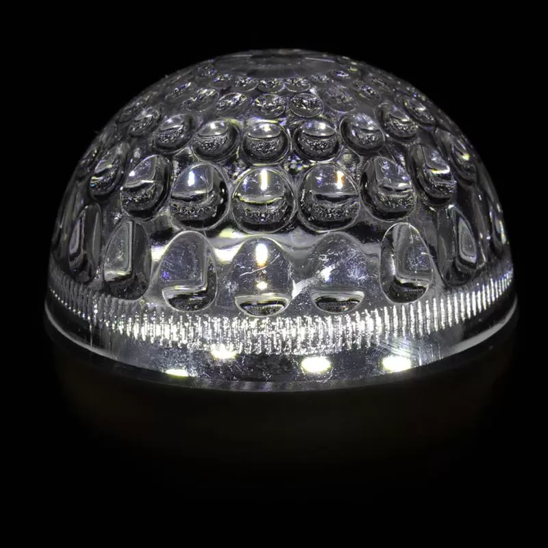 Лампа шар Е27 10 LED Ø50мм белая 24В (постоянное напряжение)
